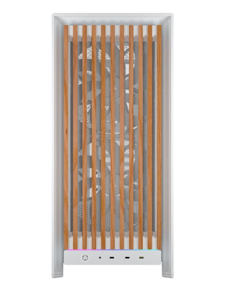 Corsair Frame 5000D Wood Rs Midi Tower Orzech Włoski, Biały
