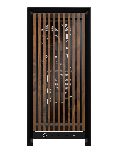Corsair Frame 5000D Wood Rs Midi Tower Czarny, Orzech Włoski