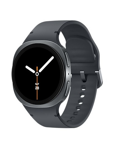 Samsung Galaxy Watch 8 3,3 Cm (1.3") Amoled 40 Mm Cyfrowy 438 X 438 Px Ekran Dotykowy 4G Grafitowy Wi-Fi Gps