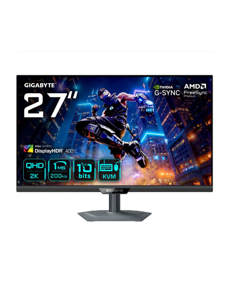 Gigabyte M27Q2 Qd Monitor Komputerowy 68,6 Cm (27") 2560 X 1440 Px Quad Hd Led Czarny