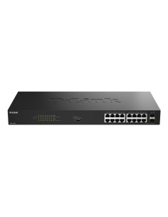 D-Link Dgs-1018P Nie Zarządzany Gigabit Ethernet (10/100/1000) Obsługa Poe Czarny