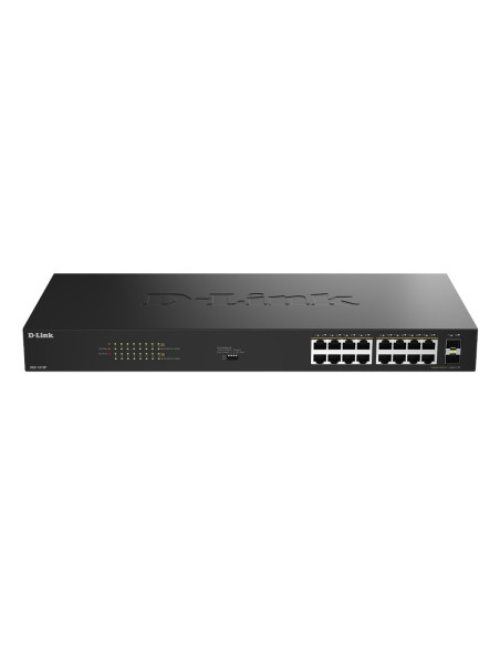D-Link Dgs-1018P Nie Zarządzany Gigabit Ethernet (10/100/1000) Obsługa Poe Czarny
