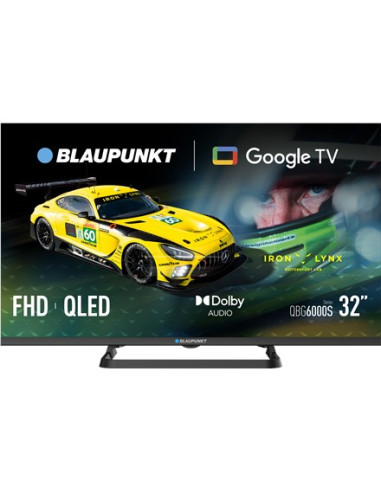 Blaupunkt Qled Tv | 32Qbg6000S | 32 | Smart Tv | Google Tv | Black