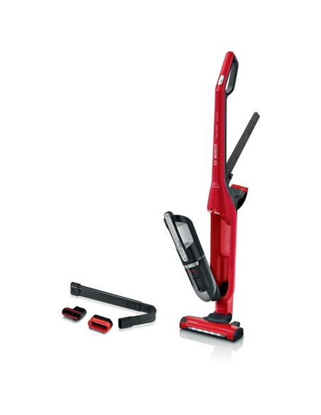 Bosch Serie 4 Bbh3Zoo28 Okurzacz Na Kiju/Szczotka Elektryczna Pionowy Odkurzacz Bateria Suchy Bez Worka 0,4 L Czerwony 2,15 Ah