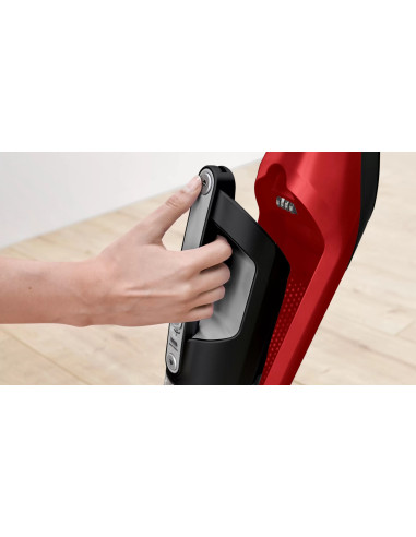 Bosch Serie 4 Bbh3Zoo28 Okurzacz Na Kiju/Szczotka Elektryczna Pionowy Odkurzacz Bateria Suchy Bez Worka 0,4 L Czerwony 2,15 Ah