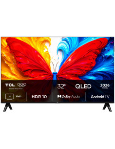 Telewizor Tcl 32S5L Qled 32" Full Hd Android Tv Dolby Digital Dvb-T2 Czarny