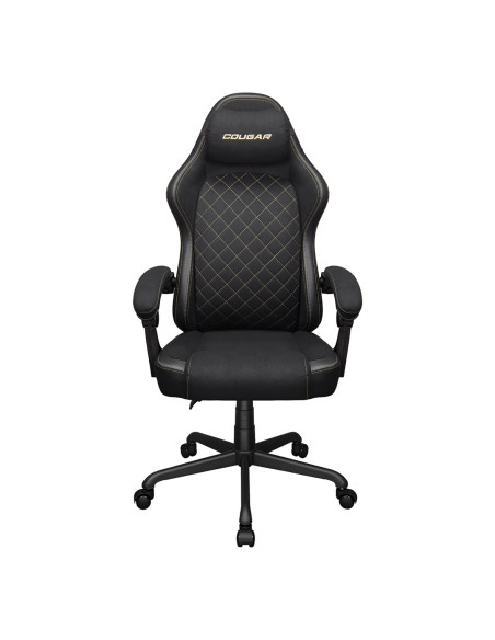Cougar Cgr-Fxf-Glb Uniwersalny Fotel Dla Gracza Obite Siedzisko Czarny, Złoto