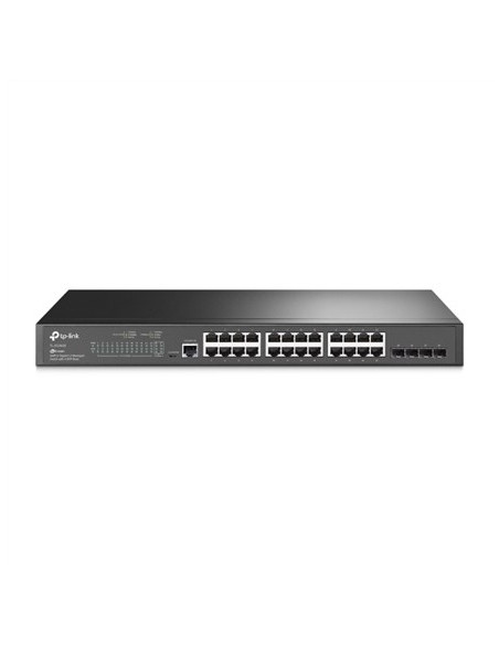 Tp-Link Omada Sg3428 Przełącznik Sieciowy Zarządzany L2/L3 Gigabit Ethernet (10/100/1000) 1U Czarny
