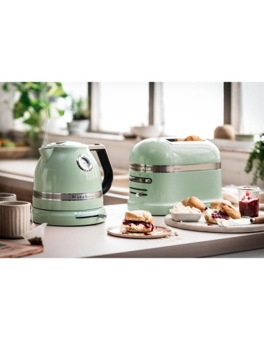 Kitchenaid 5Kmt2204Ept 7 2 Kaw. 1250 W Zielony, Stal Nierdzewna