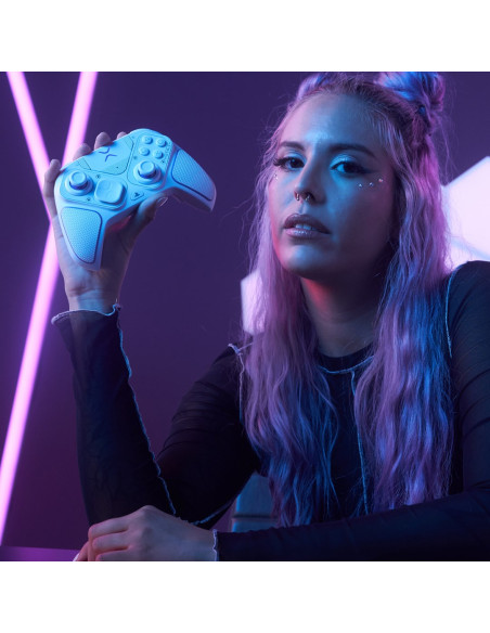 Pdp 052-002-Wh Kontroler Gier Fioletowy, Biały Rf/Usb Gamepad Analogowa/Cyfrowa Pc, Playstation 4, Playstation 5