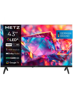 Telewizor Metz 43Mqh7030Z Qled 43" Full Hd Google Tv Dolby Digital Dvb-T2 Czarny