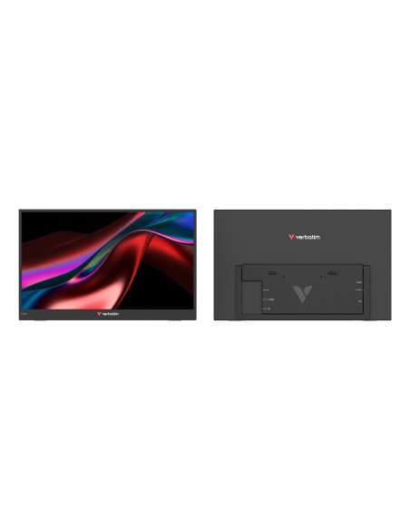 Verbatim Portable 15.6" Fhd Touch Monitor Light Przenośny Monitor Czarny 39,6 Cm (15.6") Lcd 1920 X 1080 Px