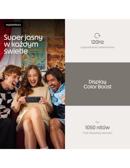 Motorola Moto G37 16,9 Cm (6.67") Dual Sim Android 16.0 5G Usb Type-C 4 Gb 128 Gb 5200 Mah Szary