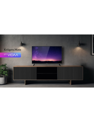 Kruger&Matz Telewizor 43" Km0243Fhd-V3 Smart Dvb-T2/S2 H.265 Hevc