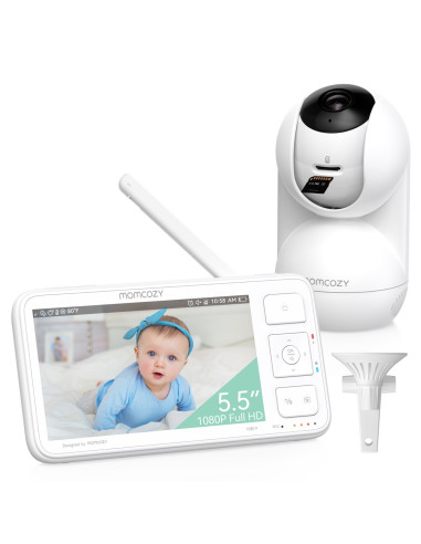 Momcozy Bm014-Wh12Ba-A Niania Elektroniczna Biały