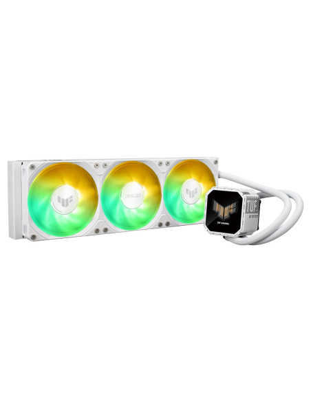 Asus Tuf Gaming Lc Iii 360 Argb Lcd White Edition Procesor Chłodnica Cieczy All-In-One 12 Cm Biały 1 Szt.