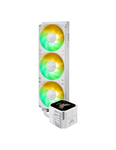 Asus Tuf Gaming Lc Iii 360 Argb Lcd White Edition Procesor Chłodnica Cieczy All-In-One 12 Cm Biały 1 Szt.