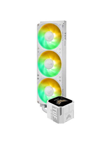 Asus Tuf Gaming Lc Iii 360 Argb Lcd White Edition Procesor Chłodnica Cieczy All-In-One 12 Cm Biały 1 Szt.