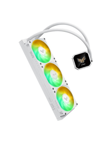 Asus Tuf Gaming Lc Iii 360 Argb Lcd White Edition Procesor Chłodnica Cieczy All-In-One 12 Cm Biały 1 Szt.