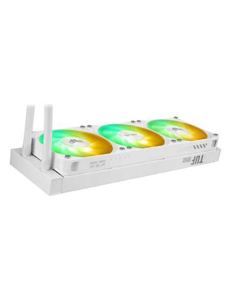 Asus Tuf Gaming Lc Iii 360 Argb Lcd White Edition Procesor Chłodnica Cieczy All-In-One 12 Cm Biały 1 Szt.