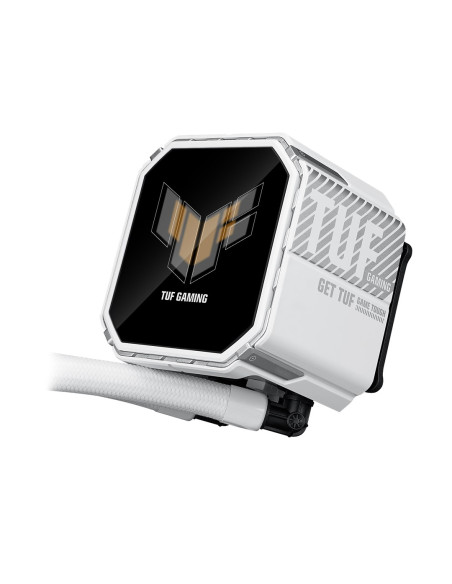 Asus Tuf Gaming Lc Iii 360 Argb Lcd White Edition Procesor Chłodnica Cieczy All-In-One 12 Cm Biały 1 Szt.