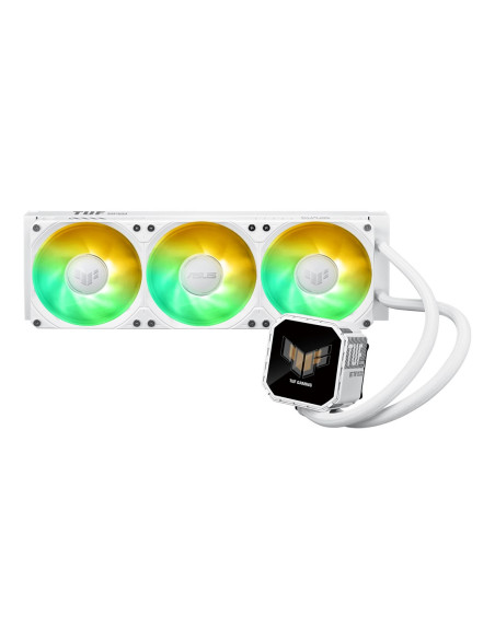Asus Tuf Gaming Lc Iii 360 Argb Lcd White Edition Procesor Chłodnica Cieczy All-In-One 12 Cm Biały 1 Szt.