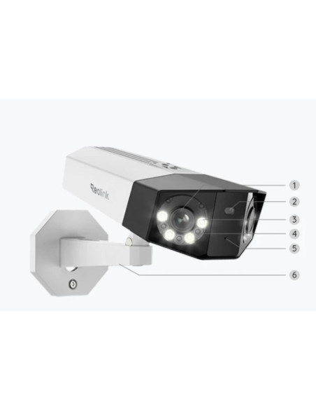 Kamera Ip Zewnętrzna Reolink Duo P750 16Mp Dual Lens Biała