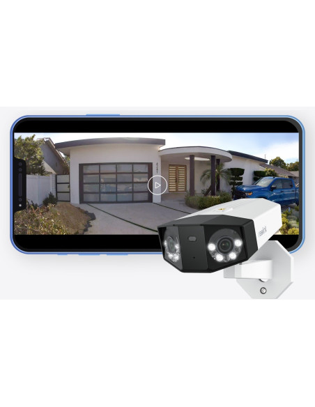 Kamera Ip Zewnętrzna Reolink Duo P750 16Mp Dual Lens Biała