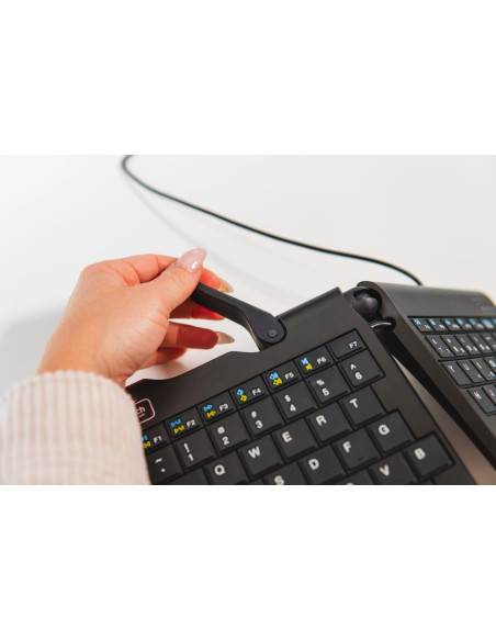 Klawiatura Bakkerelkhuizen Goldtouch Travel Go2 Tastatur (Qwertz) Ergonomisch
