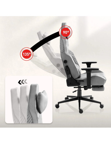 Fotel Gamingowy Huzaro Force 8.1 Grey