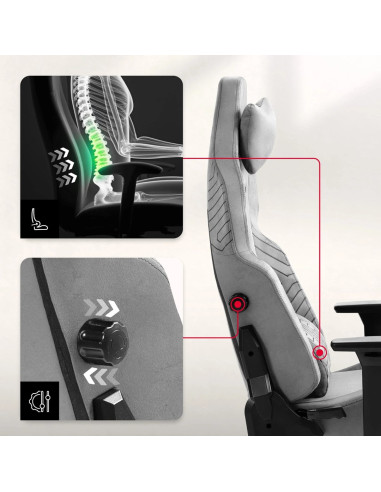 Fotel Gamingowy Huzaro Force 8.1 Grey
