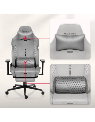 Fotel Gamingowy Huzaro Force 8.1 Grey