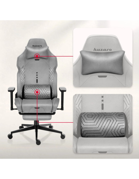 Fotel Gamingowy Huzaro Force 8.1 Grey