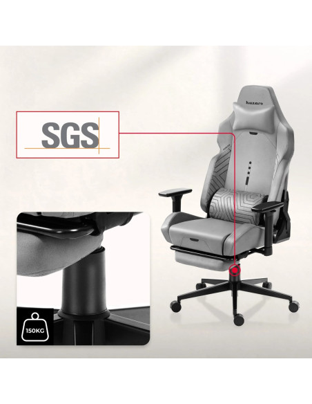 Fotel Gamingowy Huzaro Force 8.1 Grey