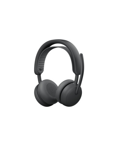 Logitech Zone Wireless 2 Es Zestaw Słuchawkowy Bezprzewodowy Opaska Na Głowę Business/Everyday Usb Type-C Bluetooth Grafitowy