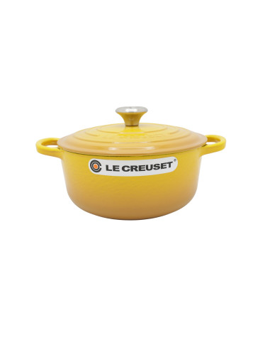 Le Creuset 21177206724430 Signature Gusseisen-Br?Ter Mit Deckel,