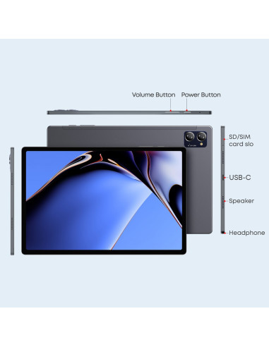 Chuwi Hipad X Pro Cwi524 Unisoc T616 10.51" 6/128Gb Bt 4G Lte Android 12