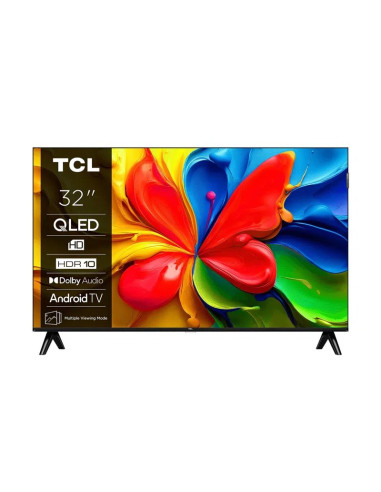 Telewizor Tcl 32V4C Qled 32" Full Hd Android Tv Dolby Digital Dvb-T2 Czarny