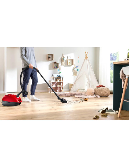Odkurzacz Workowy Bosch Serie 4 Bgb41Pet1 Czerwony