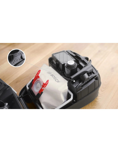 Odkurzacz Workowy Bosch Serie 4 Bgb41Pet1 Czerwony
