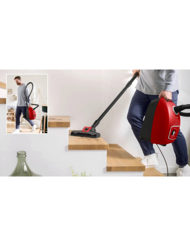 Odkurzacz Workowy Bosch Serie 4 Bgb41Pet1 Czerwony