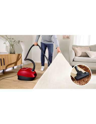 Odkurzacz Workowy Bosch Serie 4 Bgb41Pet1 Czerwony