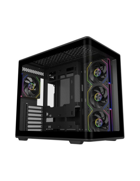 Cooler Master Elite 600 Tower Czarny, Przezroczysty