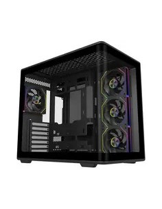 Cooler Master Elite 600 Tower Czarny, Przezroczysty 2
