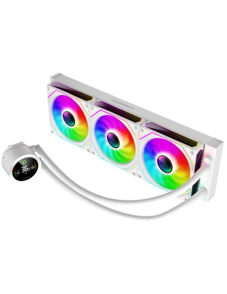 Gamemax Iceburg 360 Digital Wh System Chłodzenia Komputerów Procesor Chłodnica Cieczy All-In-One 12 Cm Biały 1 Szt.