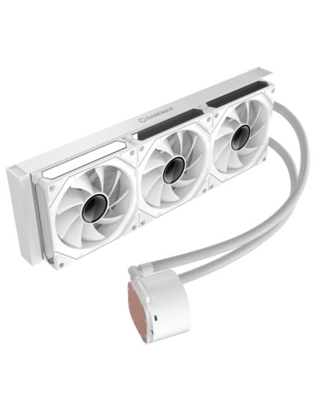 Gamemax Iceburg 360 Digital Wh System Chłodzenia Komputerów Procesor Chłodnica Cieczy All-In-One 12 Cm Biały 1 Szt.