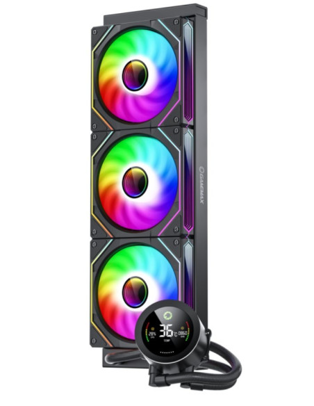 Gamemax Iceburg 360 Digital Bk System Chłodzenia Komputerów Procesor Chłodnica Cieczy All-In-One 12 Cm Czarny 1 Szt.