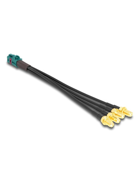 Delock Kabel Mini Fakra Z Żeński Poczwórny Na 4 X Żeńskie Złącze Sma Typu-A Premium