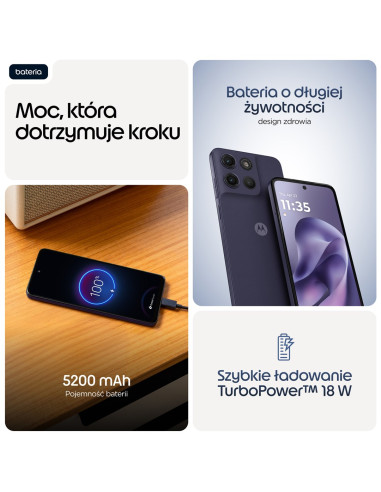 Motorola Moto G17 4/128Gb Pantone Evening Blue