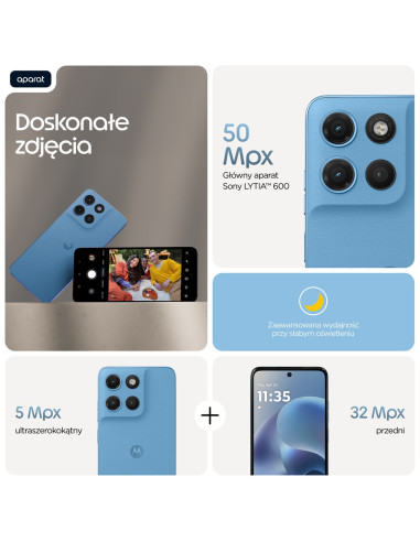 Motorola Moto G17 4/128Gb Pantone Alaskan Blue